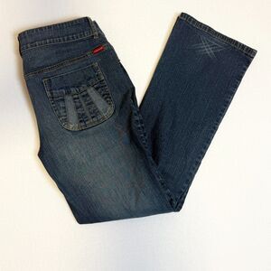 Guess Dark Blue Straight Leg Jeans